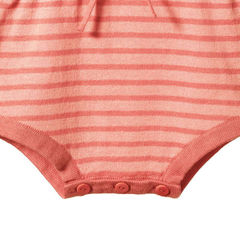 Nature Baby Lottie Suit - Peony Sailor Stripe