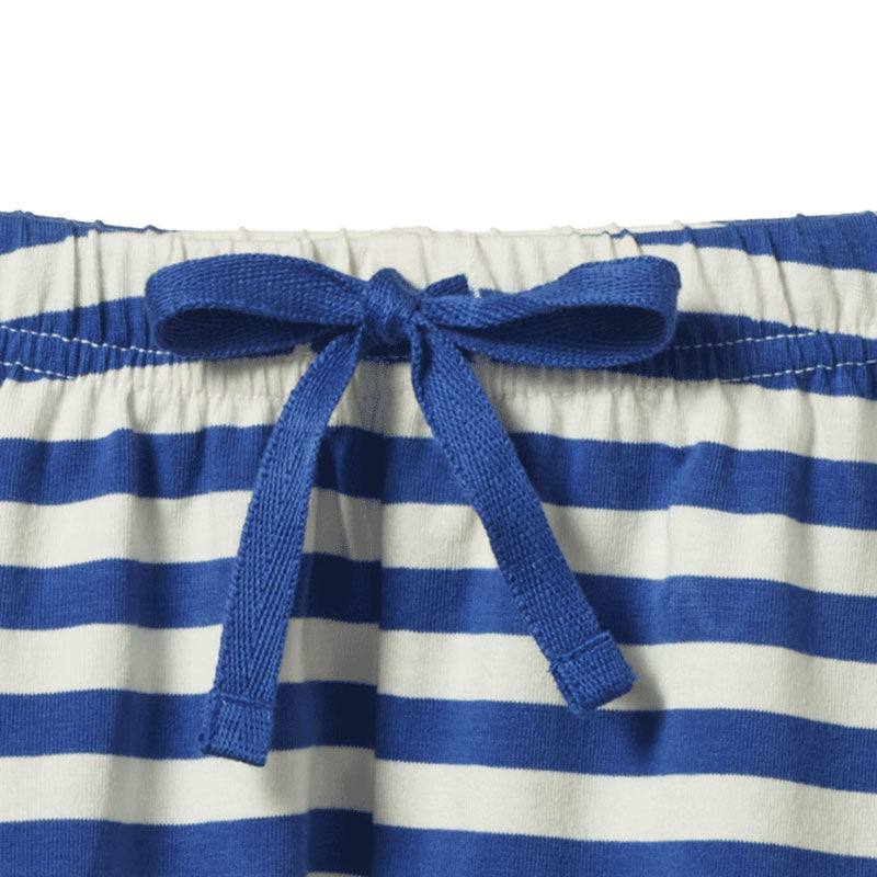 Nature Baby Sunday Pants - Isle Blue Sea Stripe