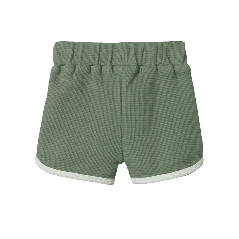 Nature Baby Jenny Waffle Shorts - Olive