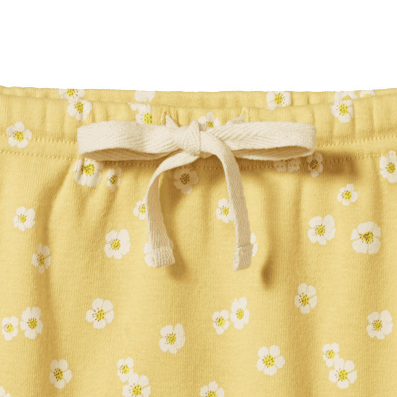 Nature Baby Footed Rompers - Strawberry Flower