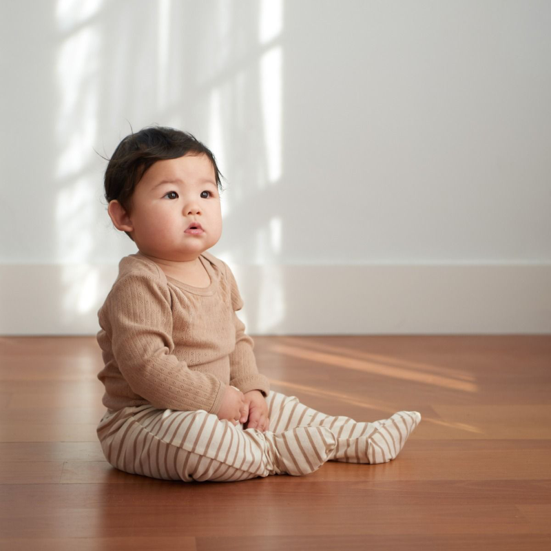 Nature Baby SS Bodysuit - Tulip Stripe