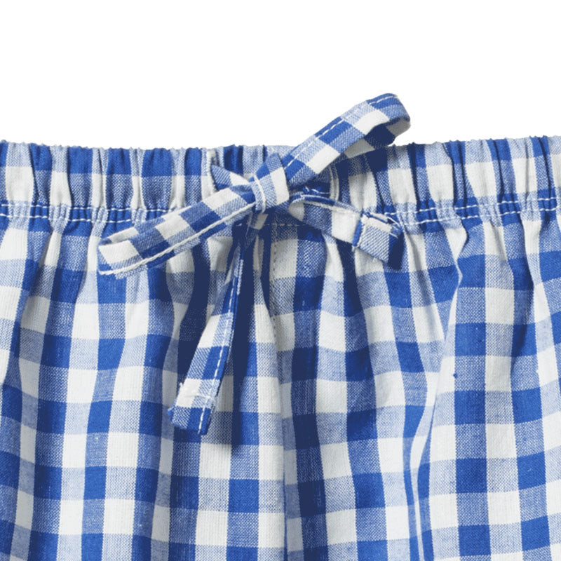 Nature Baby Sunny Pants - Isle Blue Check