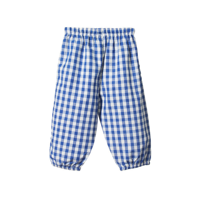 Nature Baby Sunny Pants - Isle Blue Check