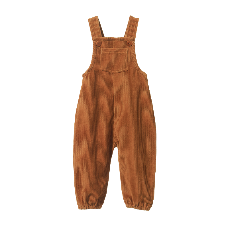 Nature Baby Tipper Overalls - Walnut