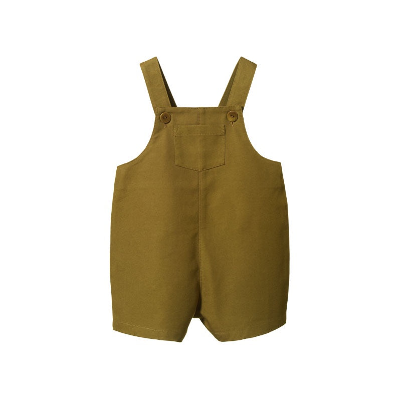 Nature Baby Tucker Shortie Overalls - Cactus