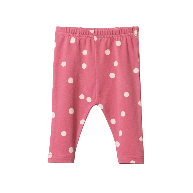 Nature Baby Baby Leggings Raspberry Speckle