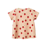 Nature Baby Josie Tee - Strawberry Fields Peach