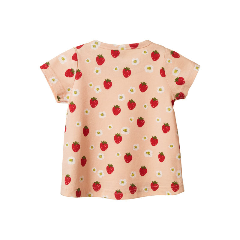 Nature Baby Josie Tee - Strawberry Fields Peach