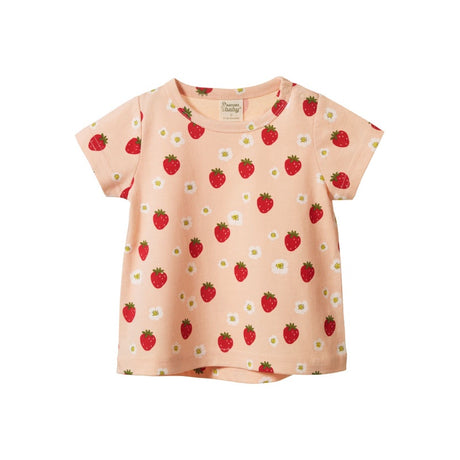 Nature Baby Josie Tee - Strawberry Fields Peach