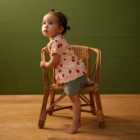 Nature Baby Josie Tee - Strawberry Fields Peach