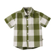 Nature Baby SS IRA Button Up - Jungle Check
