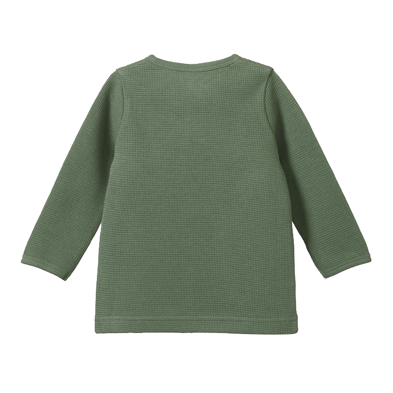 Nature Baby Henly Tee Waffle - Olive
