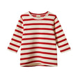 Nature Baby LS River Tee - Red Sailor Stripe
