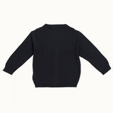 Nature Baby Cotton Knit Cardigan - Navy