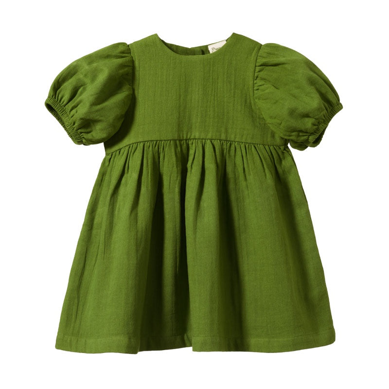 Nature Baby Albertine Dress Leaf Crinkle Shorties Childrens Store