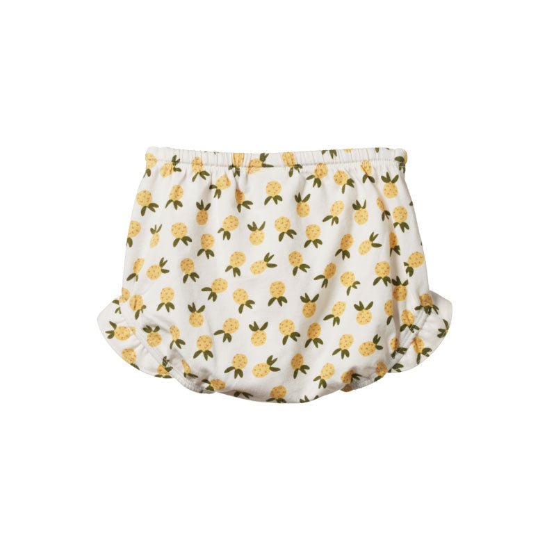 Nature Baby Petal Bloomers - Pineapple Print