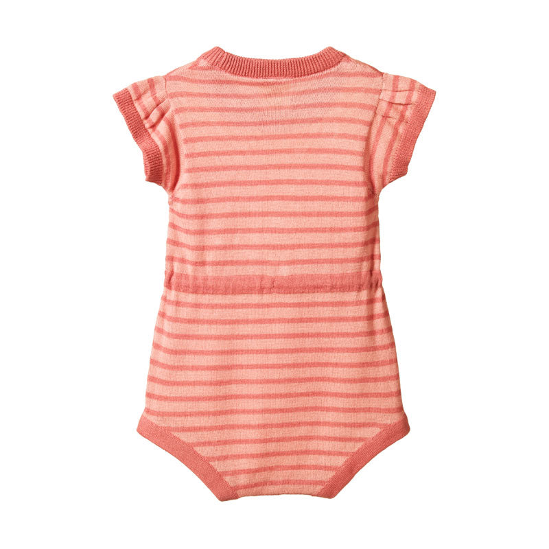 Nature Baby Lottie Suit - Peony Sailor Stripe
