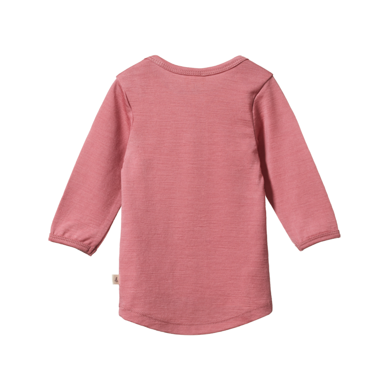 Nature Baby Merino Essential Tee - Raspberry