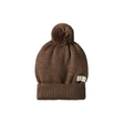 Nature Baby Merino Alpine Pom Pom Beanie - Acorn Marl
