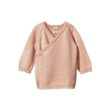 Nature Baby Merino Kimono Jacket - Rose Dust