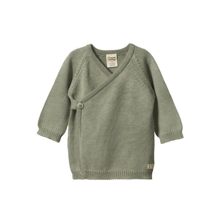 Nature Baby Merino Kimono Jacket- Seedling
