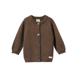Nature Baby Merino Knit Cardigan - Acorn Marl