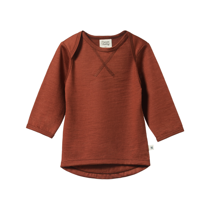 Nature Baby Merino Essential Tee - Coco