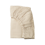 Nature Baby Fitted Bassinet Sheet - Natural Muslin