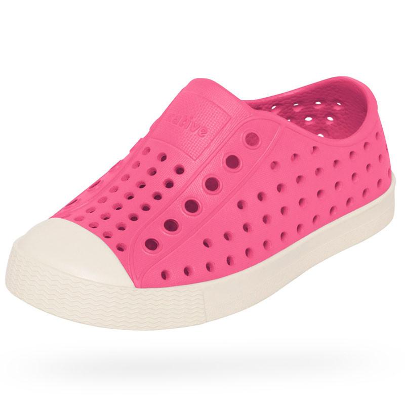 Native Jefferson Shoes - Hollywood Pink at Shorties kids fashion shop in Sydneys inner west