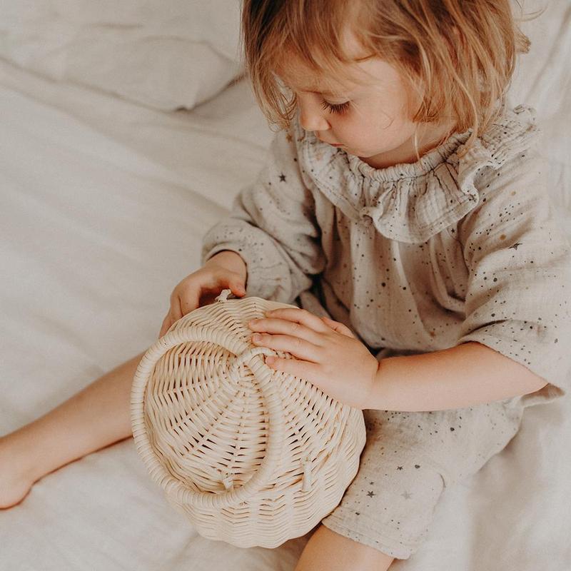 Olli Ella Egg Basket - Rattan