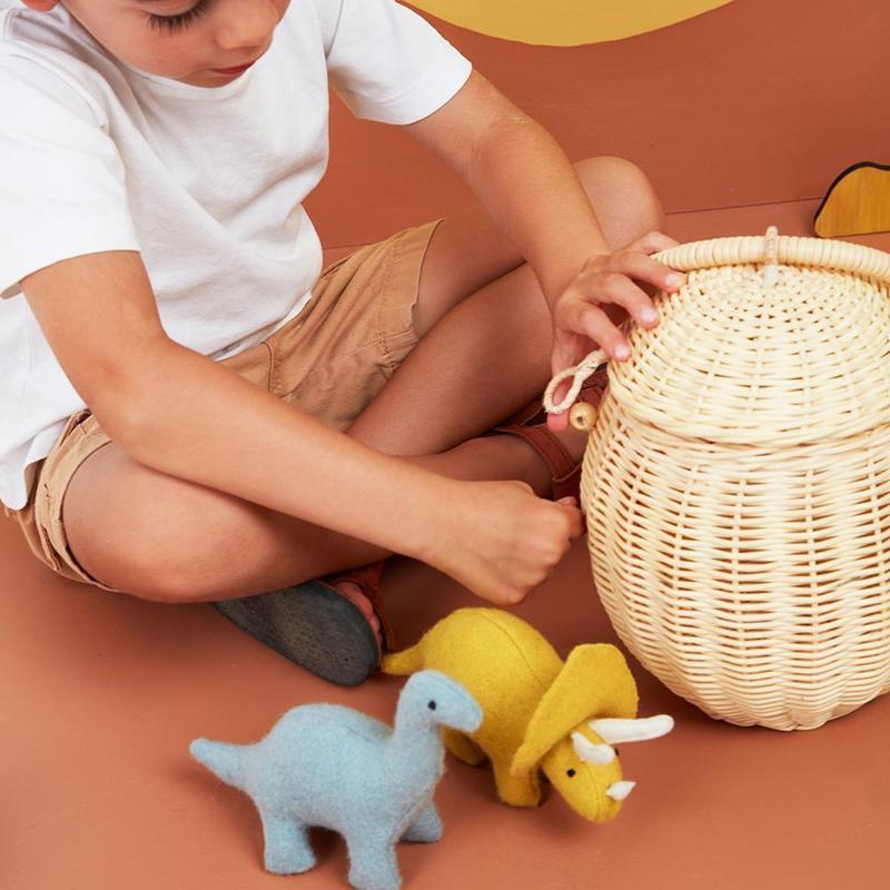 Olli Ella Egg Basket - Rattan