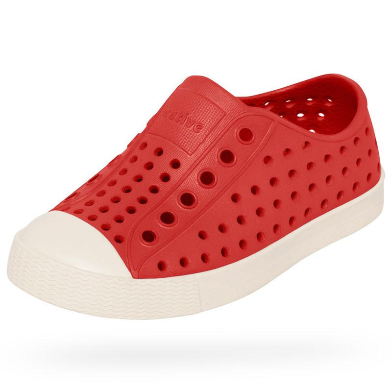 Native Jefferson Shoes - Torch Red at Shorties Kids Fashion Shop in Sydneys inner west