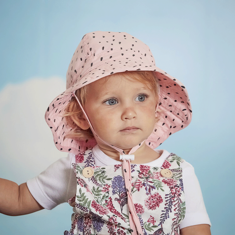 Acorn Infant Hat- Rosy Day