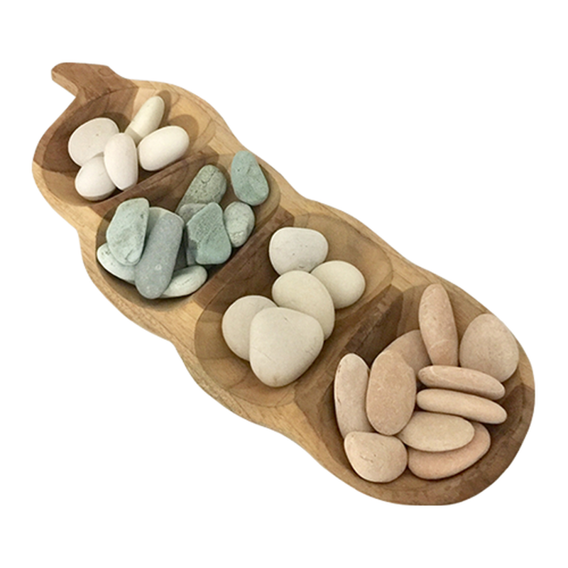 Tamarind Sorting Bowl w/Pebbles