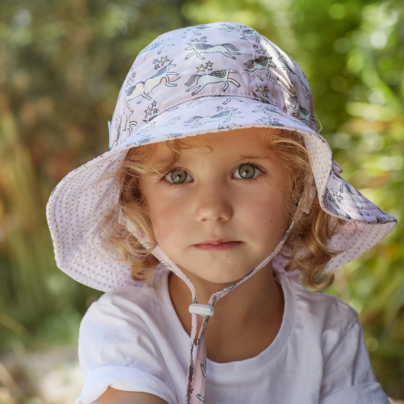 Acorn Floppy Hat - Unicorns