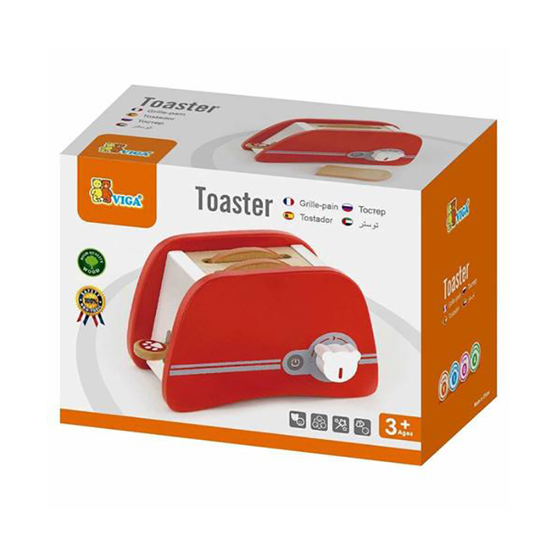 Viga Toaster Red