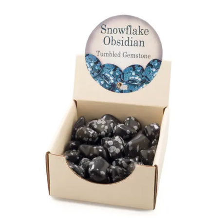 Snowflake Obsidian Tumbled Stone