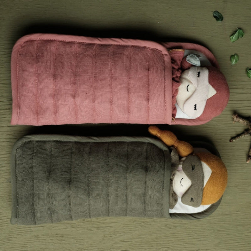 Fabelab Doll Sleeping Bag - Clay
